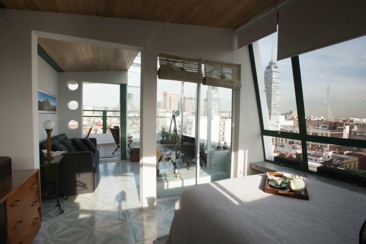 شقة Duplex/Terraza Privada En Corazon Centro Historico مدينة مكسيكو المظهر الخارجي الصورة