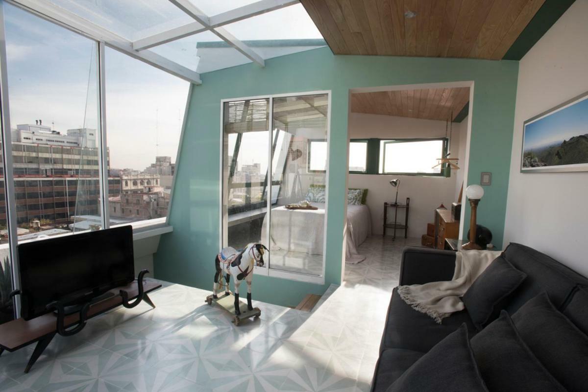 شقة Duplex/Terraza Privada En Corazon Centro Historico مدينة مكسيكو المظهر الخارجي الصورة